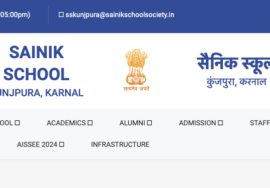 Sainik School Kunjpura, Karnal (Haryana) Announces Multiple Vacancies 2024 - Great Opportunity